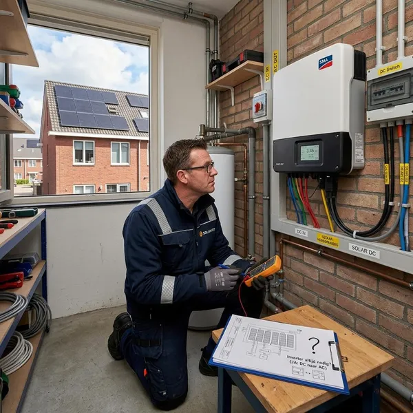 Hoeveel stroom een omvormer zelf verbruikt