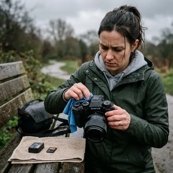 Kort antwoord: hoe krijg je water uit je camera?