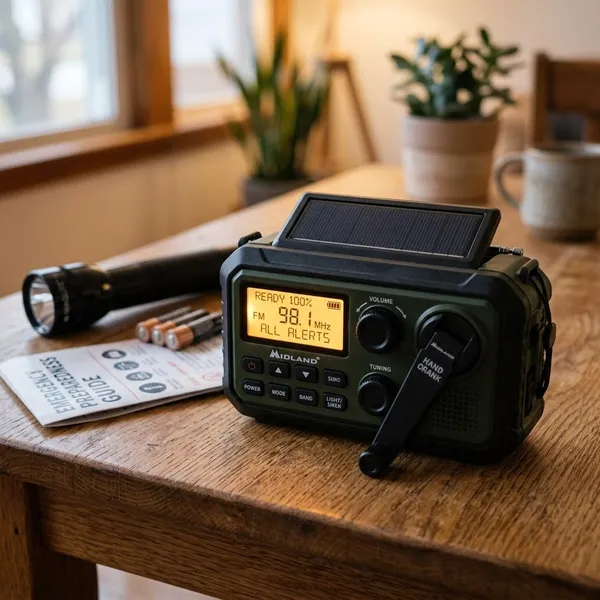 Een noodradio voor het eerst gebruiken