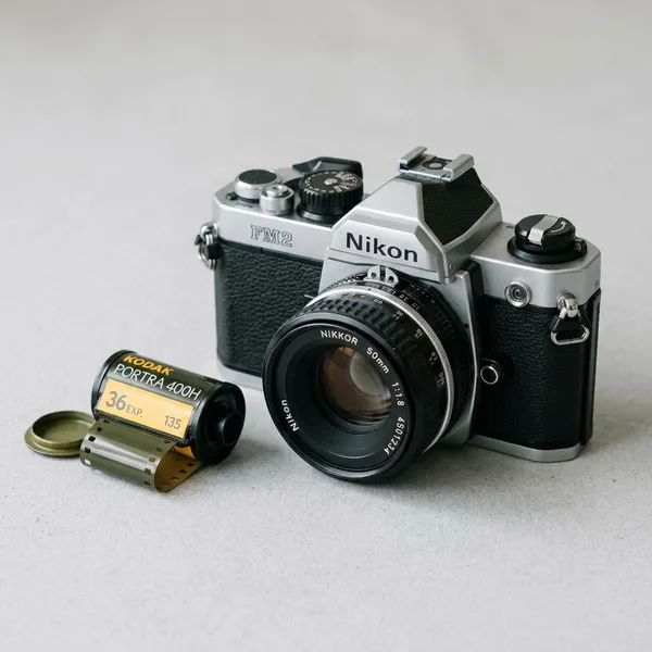 hoe werkt een analoge camera