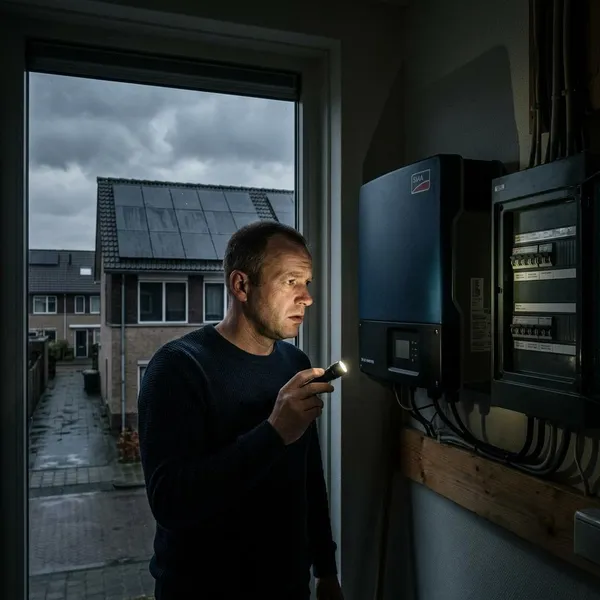 noodstroom omvormer zonnepanelen