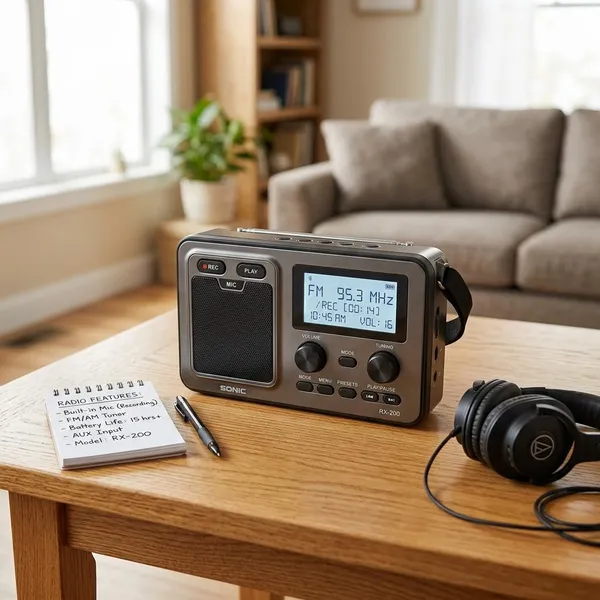 radio met microfoon