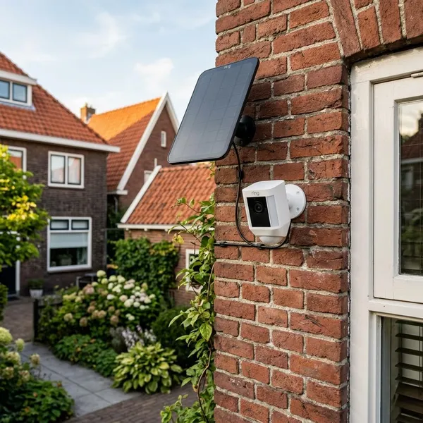 Ring zonnepaneel installeren voor de beste batterijduur