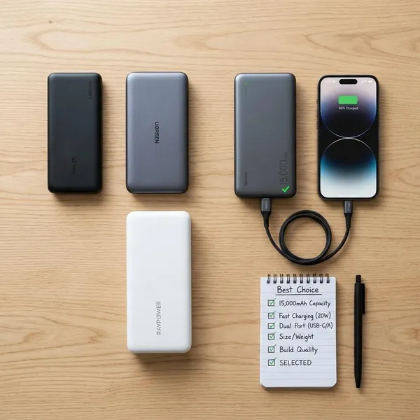 Waar let je op bij een snel laden powerbank